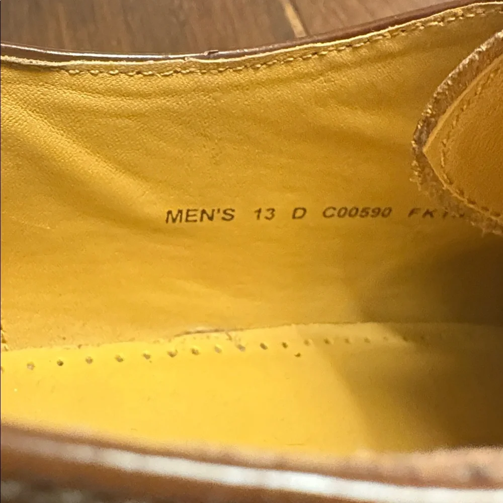 Cole Haan mens brown dress shoes with laces